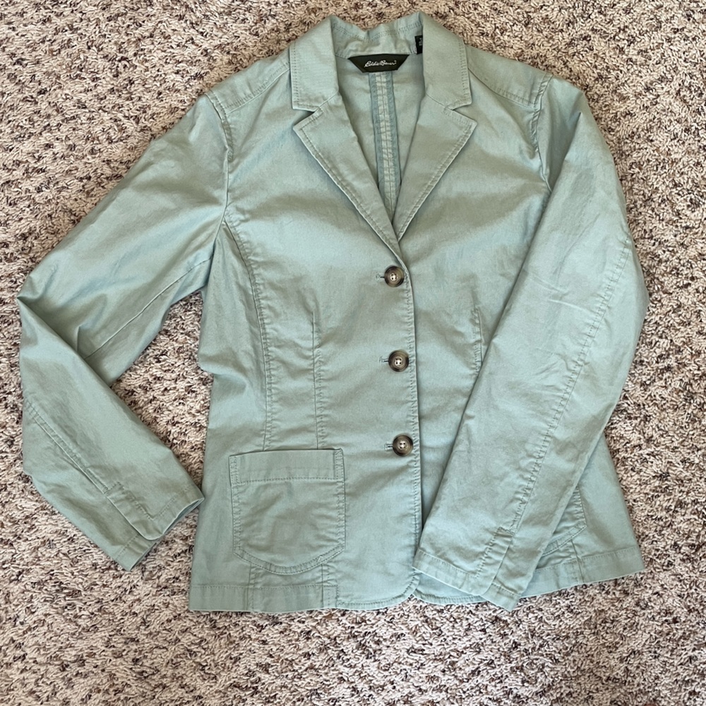 Eddie Bauer - canvas blazer
